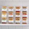 100 Piezas Etiquetas Coloridas para Refrigerador Etiquetas Adhesivas para Almacenamiento de Alimentos, Calcomanías para Contenedores de Alimentos