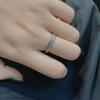 Anillo de plata tailandesa retro europeo y americano, personalidad, abierto, tejido, anillo de cadena simple de moda estilo frío para mujer, venta al por mayor