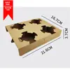 Papel kraft com porta-copos para chá com leite, porta-copos para café, descartável, para 2 a 4 copos, base de embalagem de papelão ondulado, atacado de fábrica