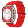 Atacado de Fábrica Adequado para Pulseira de Silicone Apple Iwacth Pulseira Apple Se6789 Pulseira Marinha com Fivela Dupla em Estoque
