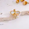 Acessórios para Joias DIY Pingente de Colar Borboleta Dinâmica Zircônia Micro-Incrustada Banho de Ouro 18K Color-Preserving Acessórios para Colar Pulseira