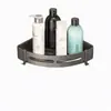Estante de Almacenamiento Gris Gunmetal para Baño Cesta Triangular Montaje en Pared Sin Taladro Resistente Carga Pesada para Baño, Ducha, Inodoro, Almacenamiento en Cocina