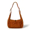 Nova Bolsa Transversal Shengxilu para Mulheres, Cor Sólida, Tecido Oxford Simples, Bolsa Bolinho da Moda de Grande Capacidade, Bolsa de Ombro Versátil