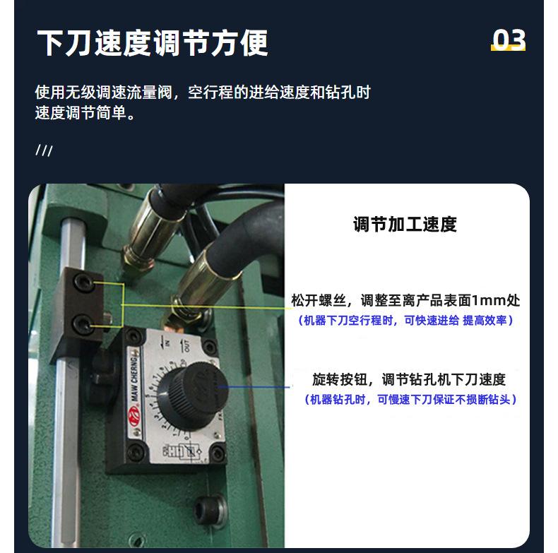 定做管材数控钻孔机 多头半自动打孔机器可调节立式多头钻孔机