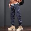 Overol de trabajo para sitio de construcción pantalones casuales para hombre Primavera y Otoño Nuevo estilo coreano holgado harén marca de moda ropa de trabajo pantalones para hombre con tobillo atado
