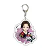 Llavero Acrílico de Demon Slayer Anime Llavero Colgante Acrílico Tanjiro Nezuko Transfronterizo