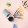10 juegos de brochas de maquillaje de puente azul pelo suave brocha para polvos brocha para colorete brocha para sombras de ojos brocha para base de maquillaje de Cangzhou lote transfronterizo