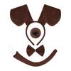 Acessórios de Cabelo para Performance Infantil de Halloween Fantasia Headband de Pug Headwear de Dachshund Fantasia de Festa de Formatura Faixa de Cabelo Fofa