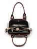 Bolsas de mano para mujer al por mayor transfronterizas, bolsos vintage de cuero aceitado de alta gama para mujer, bolsos de mano modernos y sencillos para el trabajo para mujer, personalizables