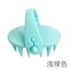 Cepillo para Lavar el Cabello Tpr Peine Masajeador Cepillo Integrado de Silicona Peine Portátil para Alisar el Cabello Peine Masajeador del Cuero Cabelludo Peine de Peluquería Limpieza del Cuero Cabelludo
