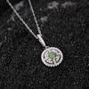 Yilu prata S925 prata esterlina Hetian jade Jade popular luz luxo moda retorno padrão pingente pulseira brincos clipe de orelha terno