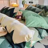 Funda de edredón de una pieza 150x200x230, engrosada, para cama individual de dormitorio, uso doméstico, no 100% algodón, algodón puro, algodón lavado 3