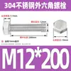 Ventas Directas de Fábrica M3-M12 GB 304 acero inoxidable Tornillo hexagonal exterior cabeza hexagonal tornillo hexagonal