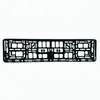 Amazon Transfronterizo Marco Portaplacas de Coche de Plástico ABS Estilo Europeo Negro Largo con Logo Imprimible
