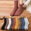 Medias hasta el muslo para mujer otoño e invierno forradas de vellón gruesas cálidas calcetines hasta el muslo de felpa calcetines finos de invierno gruesos para mujer