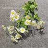 Flor artificial camomila pequeno crisântemo rural pequena flor silvestre margarida falsa flor de seda engenharia decoração de flores artificiais atacado