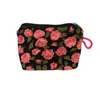 Nuevo Monedero Floral de Pana Bolso de Almacenamiento Casual Bolso Portátil para Guardar Monedas Bolso de Viaje para Lipstick