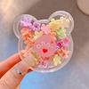 Pinza Pequeña de Agarre para Niños de Color Caramelo Pinza para el Cabello de Bebé Pinza para el Cabello de Princesa Linda para Bebé Accesorios para el Cabello para Niñas Tocado