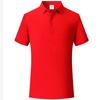 Camisa cultural de solapa de manga corta morado claro polo de grupo ropa de trabajo para hombres y mujeres camiseta bordado logo