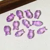Cuentas de vidrio para peces con degradado bicolor y agujeros verticales, accesorios para joyería DIY para pulseras, collares y pendientes