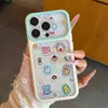 Aplicable a iPhone 18 Pegatinas de Animales Pequeños de Dibujos Animados Funda de Teléfono con Ventana Grande Apple 17 Pro Max Funda Protectora Linda