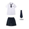Ropa de jardín de infantes, ropa de rendimiento de verano para niños, uniforme escolar para estudiantes de primaria y secundaria, uniforme de clase, conjunto de camisa de estilo universitario para temporada de graduación