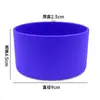 Copo de Água Capa Antiderrapante Capa Inferior de Borracha Copo de Vidro Isolamento Capa de Silicone Transfronteiriça 7,5cm9cm Capa de Copo de Silicone Universal