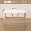 Mesa de comedor rectangular nórdica para casas pequeñas, mesa de comedor de sala de estar estilo francés, juego de mesa y sillas de comedor simples comerciales