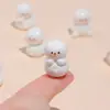 Paisaje Micro Creativo Muñeco Nieve Navideño Llavero DIY Accesorios de Decoración Coche Escritorio Mini Adornos