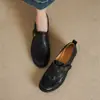 Sapatos de Couro Pequenos Elegantes da Moda Estilo Coreano 4,5cm Boca Profunda Sapatos de Salto Grosso Bico Redondo Cadarço Outono Novo 2026