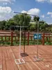 Boda en el Césped Accesorios de Boda de Hierro Forjado Fondo Tul Seda de Leche Gasa Arco Decorativo Soporte Retráctil
