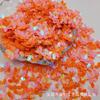 Lentejuelas de Flor Dorada de Cinco Pétalos de 10 mm Accesorios de Ropa Cuentas de PVC Estéreo Venta al por Mayor Accesorios de Joyería DIY Multicolor