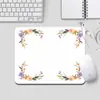Mouse Pad Pequeno e Simples, Tecido de Superfície Fina com Fios Ultra Finos, Antiderrapante de Borracha Natural, Silencioso e Respirável, Lote de Uso Duplo