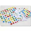 Juego de Mesa de Educación Temprana para Niños con Habilidad Manual, Pensamiento Espacial, Forma de Tarjeta, Emparejamiento, Transfronterizo, Nuevo Producto