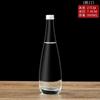 Botella de vidrio transparente Jin para vino blanco, suministro directo de fábrica, botella redonda de vidrio para vino tinto, botella sellada para bebidas con tapa