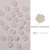 2026 Nuevos Accesorios de Arte para Uñas Camelia de Moda Flor Rosa Aurora Decoraciones Blancas para Uñas Adornos de Pétalos 3D