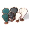 Nuevo Soporte de Exhibición de Joyería de Madera de Nogal, Soporte de Exhibición de Collares de Lujo Ligero, Accesorios de Exhibición para Puestos de Mercado