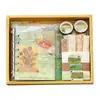 Série Quente de Natal Estilo Simples Pequenos Presentes de Natal Planner Conjunto de Caixa de Presente Materiais de Planner para Meninas Artísticas