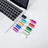 Al por mayor unidades flash USB personalizadas de colores 16G color brillante publicidad de licitación USB 8G regalo exclusivo transfronterizo grabado en metal 32G