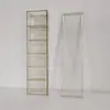 Caixa de amostras de plástico transparente com seis compartimentos alternativa à caixa de amostras de papel caixa de amostragem de perfil de solo micro-morfologia