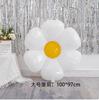 Globo de película de aluminio con forma de flor de huevo blanco, margarita, nuevo ins6, para arreglos de cumpleaños, accesorios para fotos