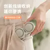 Nuevo ventilador de cuello sin aspas usb innovador almacenamiento enrollado de cable ventilador pequeño portátil para exteriores ventilador de cuello transfronterizo