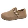 Zapatos Birkenstock Retro con Aumento Interno de Altura y Diseño de Hebilla, Nuevo Estilo Otoño 2025, Zapatos Birkenstock Casuales Slip-On