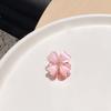 Exquisita flor de cuatro pétalos pinza para el cabello de flor pequeña dulce tamaño pequeño pinza para el cabello para flequillo pinza para el cabello para niña pinza para el cabello de tiburón agarre para el cabello tocado
