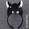 Adorables Accesorios de Actuación para Niños para el Día del Niño: Diademas de Tigre y Cabeza de Vaca, Diademas de Animales 3D de Dibujos Animados