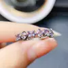 Venta al por mayor de fábrica Alexander Anillo de Plata S925 Incrustado con Piedra Principal 3*3 Joyería de Lujo Venta Directa de Fábrica