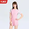 Roupa de Banho Infantil para Meninas, Conjunto de Duas Peças Modelo Novo 2026, Roupa de Banho para Meninas para o Verão, Roupa de Banho para Crianças Mais Velhas, Traje de Treinamento de Natação para Estudantes