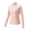 5432 Sudadera 2026 Nueva Camiseta de Manga Larga de Secado Rápido y Alta Elasticidad Sudadera con Cuello Alto para Mujer Deportes al Aire Libre Senderismo Ciclismo
