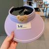 Sombreros para Niños, Sombreros con Protección Solar, Sombreros de Verano para Niños y Niñas, Sombreros Solares con Protección UV de Forma de Oso con Parte Superior Abierta, Frescos y Dulces