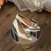 Fivela Quadrada com Strass Sapatos de Casamento Vermelhos para Mulheres Madrinhas Noivas Bico Fino Salto Agulha Alto 7CM Salto Agulha Alto